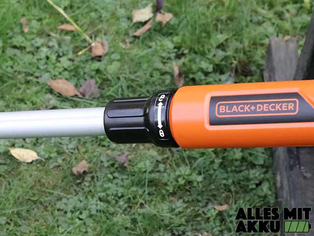 Black+Decker ST1823 Teleskopfunktion