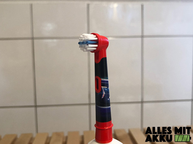 Elektrische Zahnbürste für Kinder Test - Oral-B Kids - Bürstenkopf